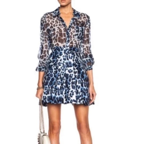 NEW DVF Diane von Furstenberg Gemma Skirt Cheetah - Picture 1 of 6